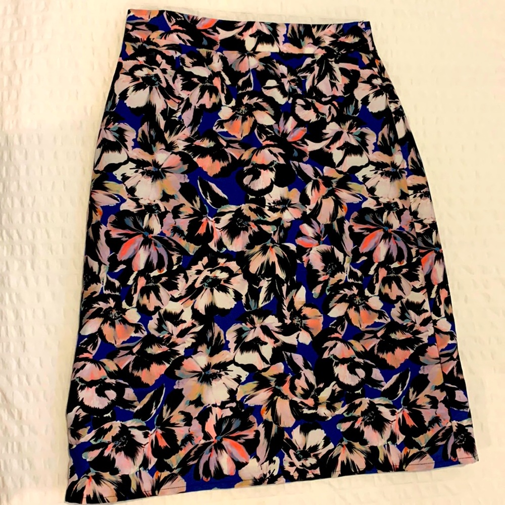 Jcrew A-line floral skirt